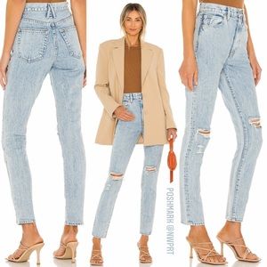 SLVRLAKE Beatnik Time Worn High Rise Slim 25 26